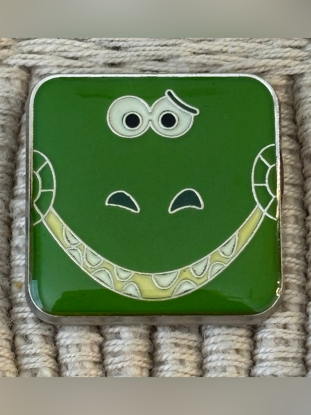 DISNEY Shanghai Disney Resort Toy Story Rex Square Face Pin
